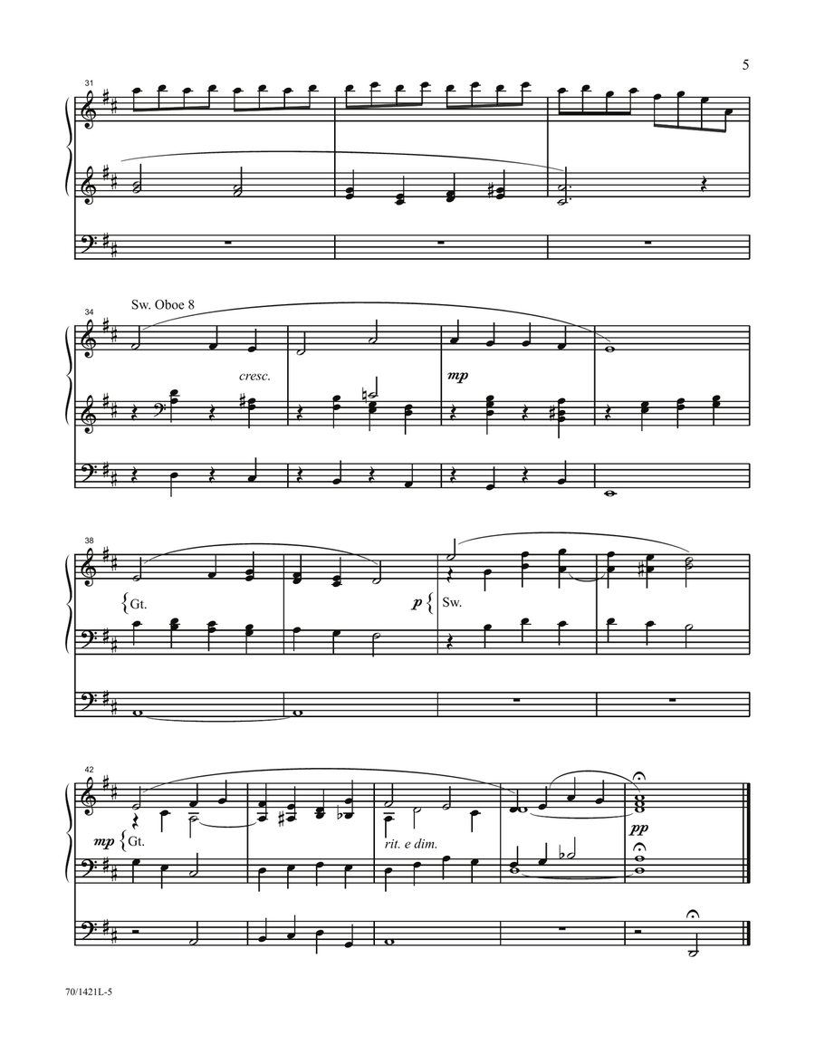 In Memoriam (Digital Download) Funeral scores gallery preview page 3