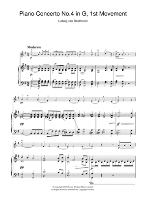 Piano Concerto No.4 In G Major, First Movement