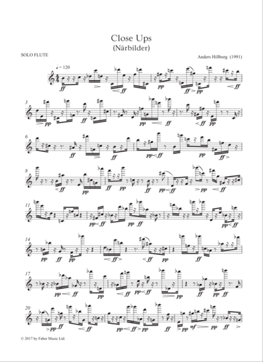 Close Ups (Närbilder) Small Ensemble scores gallery preview page 5