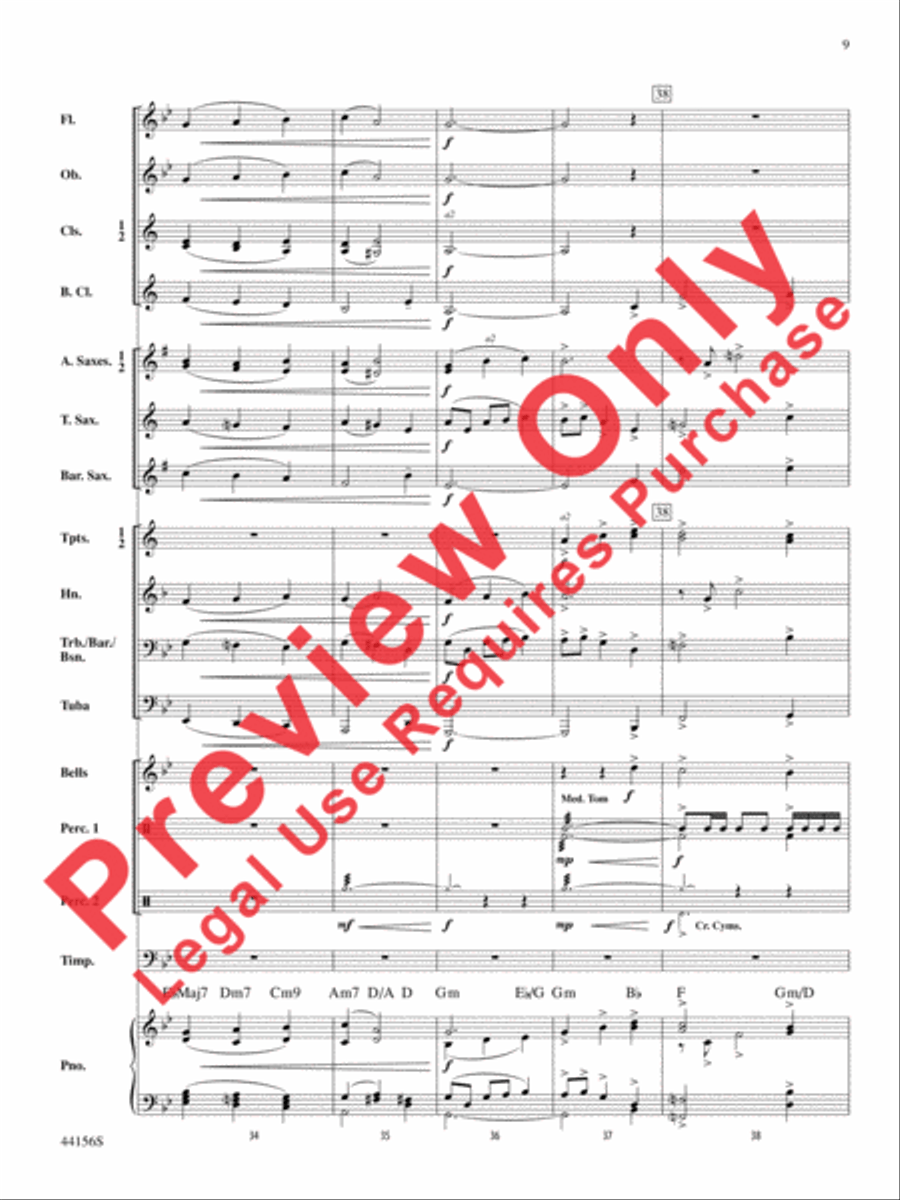 Holiday Celebrations Concert Band scores gallery preview page 9