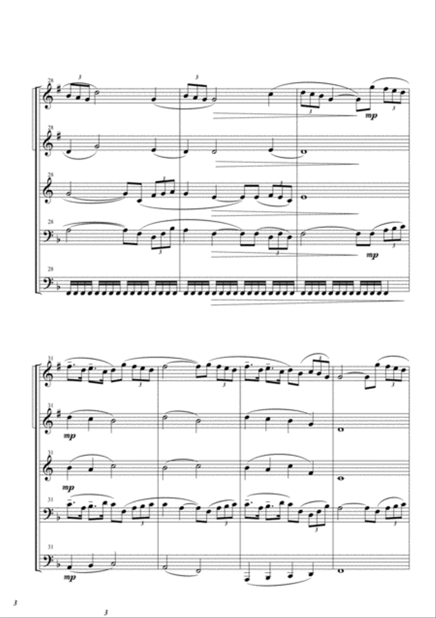 Chariots Of Fire from the Feature Film CHARIOTS OF FIRE Brass Ensemble scores gallery preview page 5