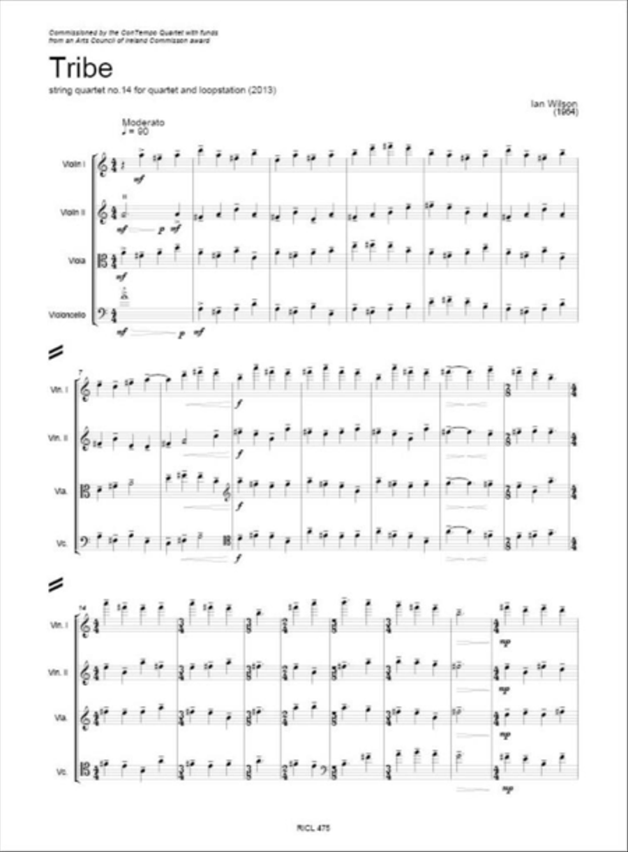 Tribe String Quartet scores gallery preview page 2