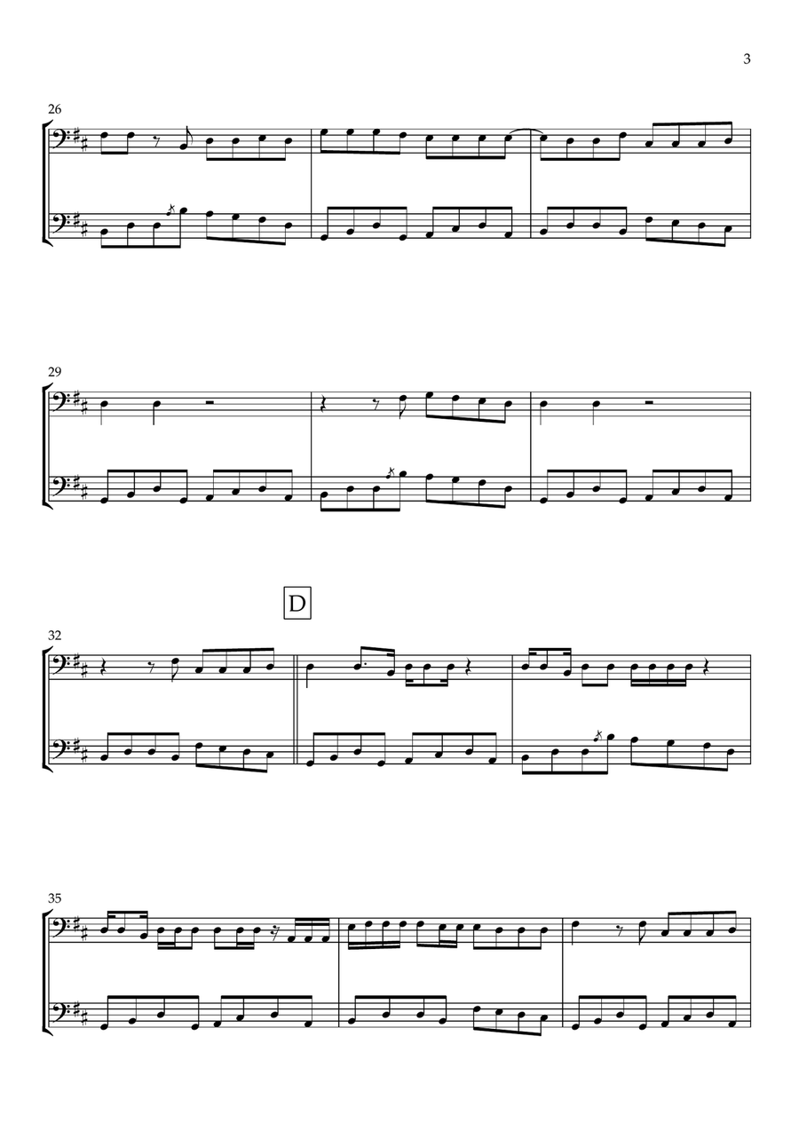 Last Night Brass Duet scores gallery preview page 3