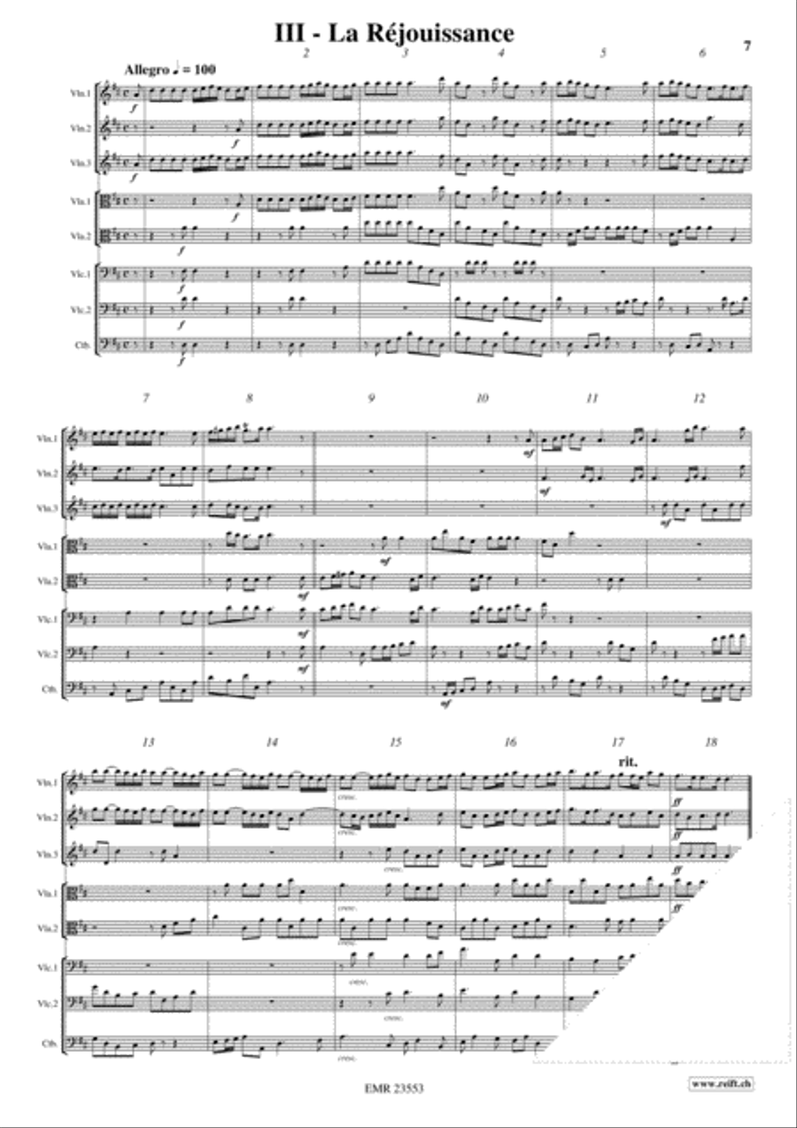 Music For The Royal Fireworks Cello scores gallery preview page 5