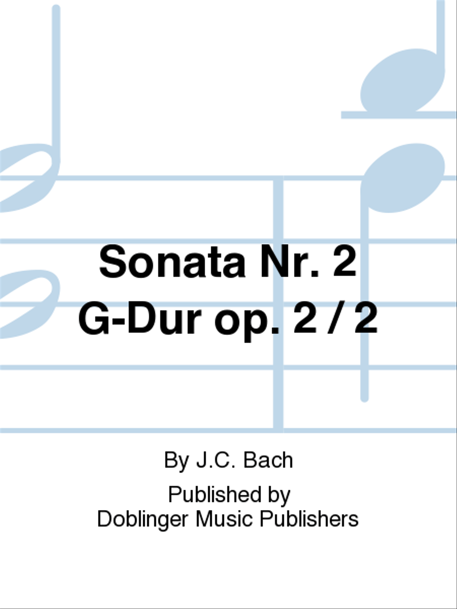 Sonata Nr. 2 G-Dur op. 2 / 2 Piano Trio scores gallery preview page 1
