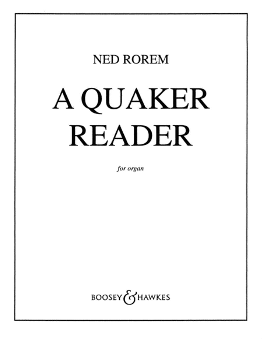 A Quaker Reader Organ scores gallery preview page 1