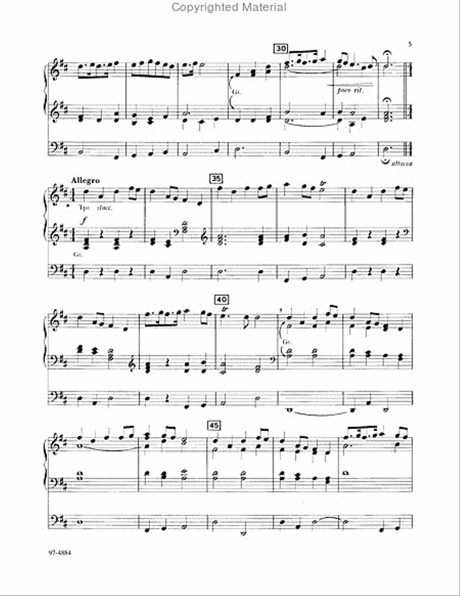 Baroque Composers of the Chapels Royal Trumpet scores gallery preview page 3