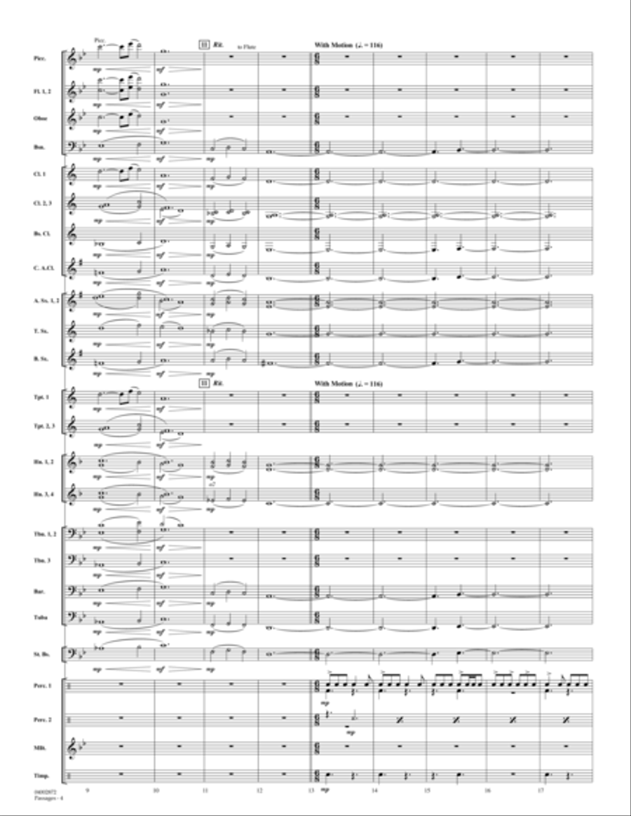 Passages - Full Score Passages - Full Score Score scores gallery preview page 4