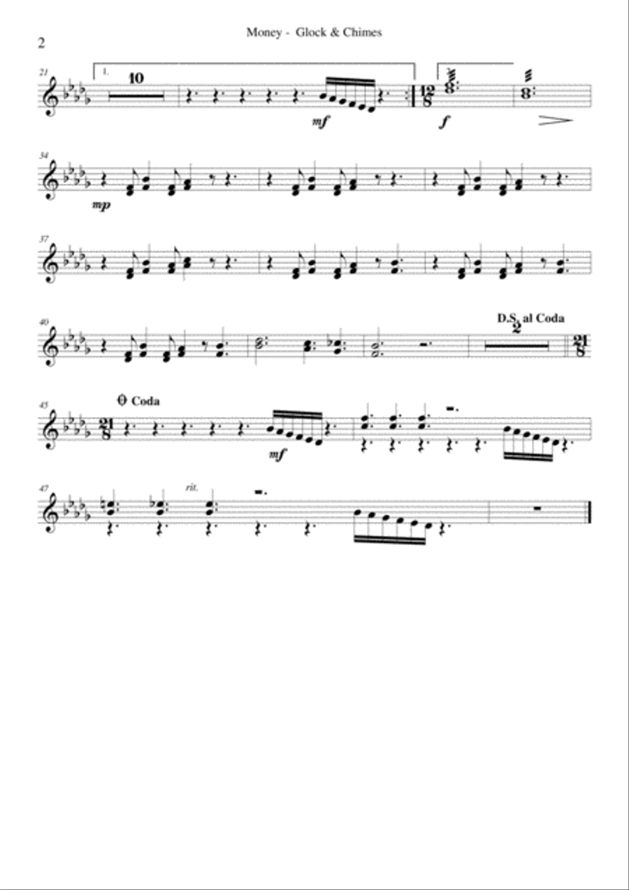 Money Small Ensemble scores gallery preview page 6