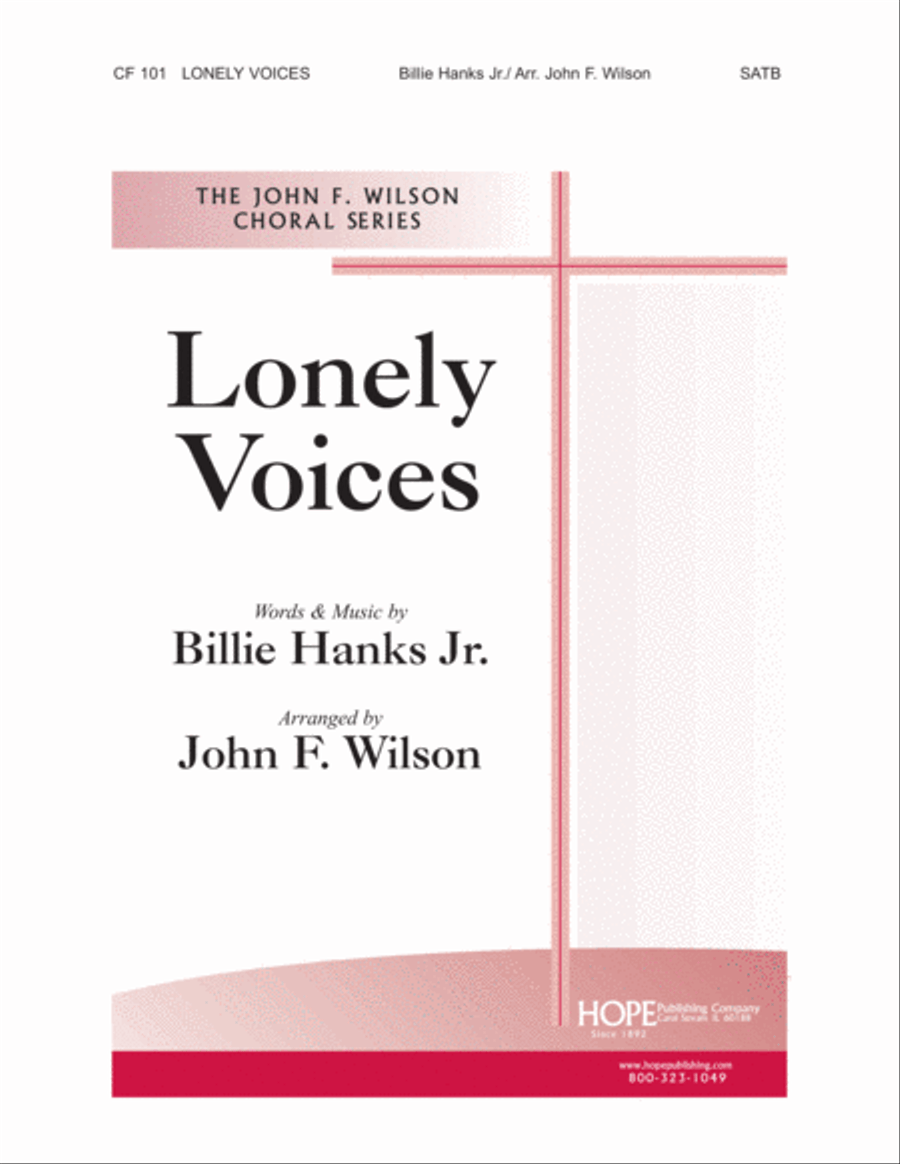 Lonely Voices 4-Part scores gallery preview page 1