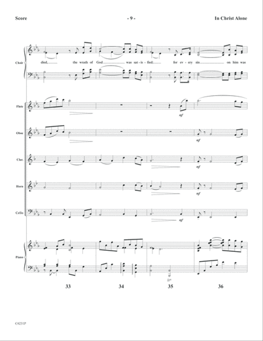 In Christ Alone with Cornerstone Choir scores gallery preview page 11