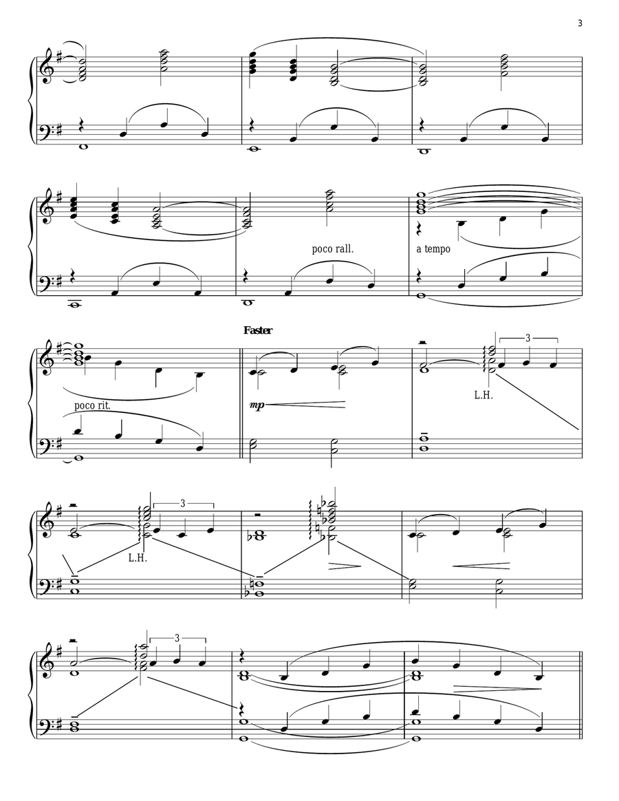 Unchained Melody Piano Solo scores gallery preview page 3