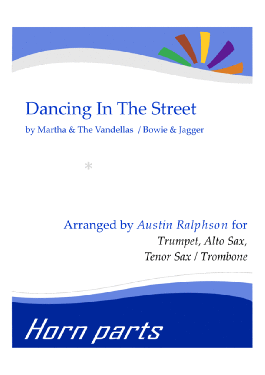 Dancing In The Street Dancing In The Street Tenor Saxophone scores gallery preview page 1