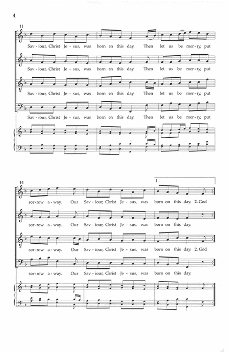 A Virgin Unspotted (Judea) 4-Part scores gallery preview page 4