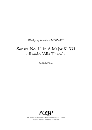 Book cover for Sonata No. 11 in A Major K. 331 - Rondo Alla Turca
