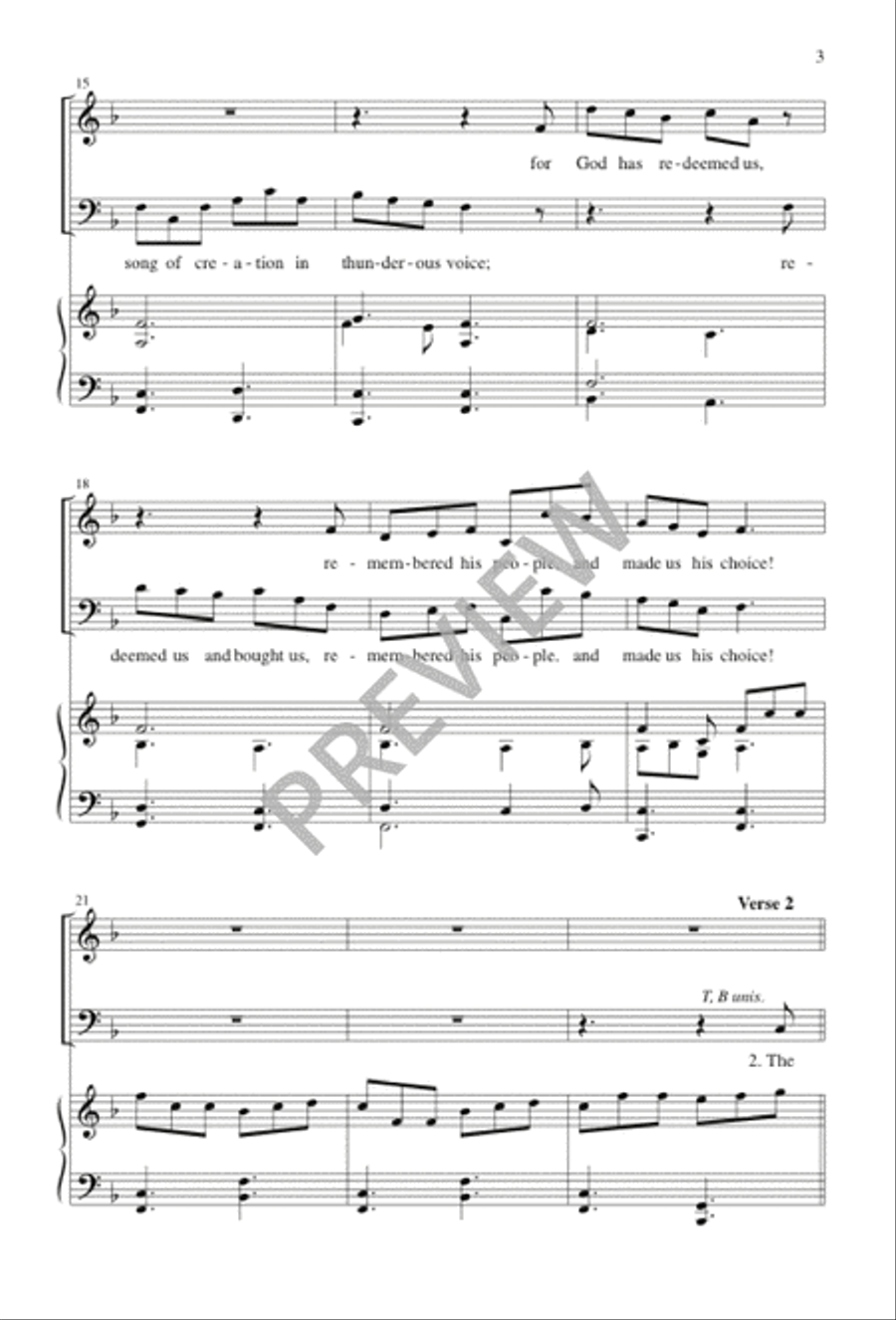 The Heavens Are Singing The Heavens Are Singing 2-Part scores gallery preview page 4