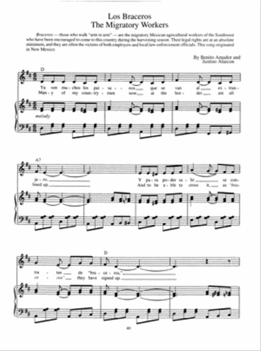 Songs of Mexico - Canciones Mejicanas Piano, Vocal scores gallery preview page 5