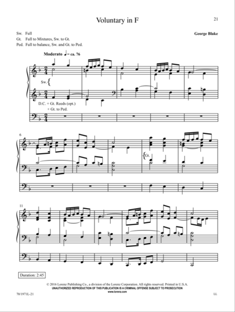 Majesty and Triumph Organ Solo scores gallery preview page 8