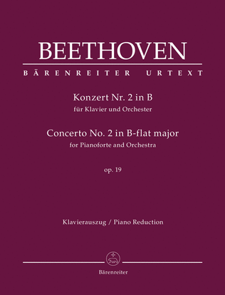 Book cover for Concerto for Pianoforte and Orchestra Nr. 2 B-flat major op. 19