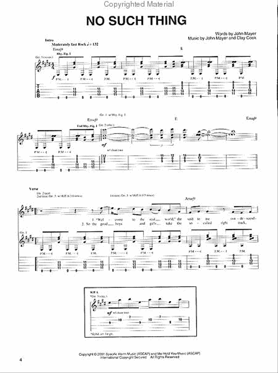 Room For Squares Electric Guitar scores gallery preview page 2