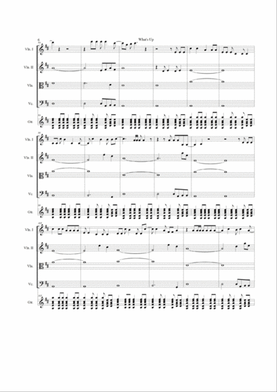 What's Up Chamber Orchestra scores gallery preview page 6