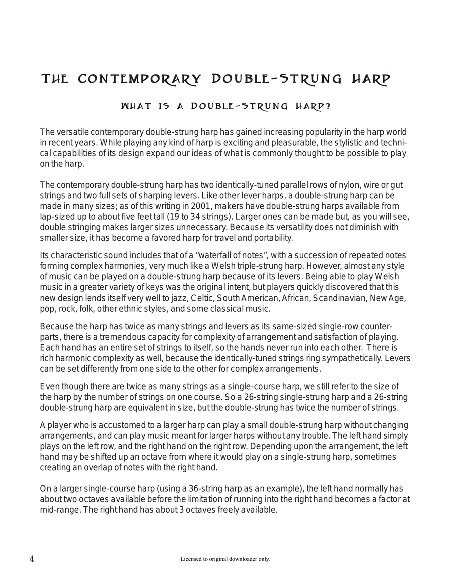 The Double-Strung Harp Harp scores gallery preview page 5