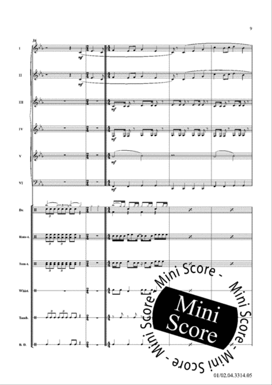 Samba de Janeiro (Easy Band Version) Concert Band scores gallery preview page 15