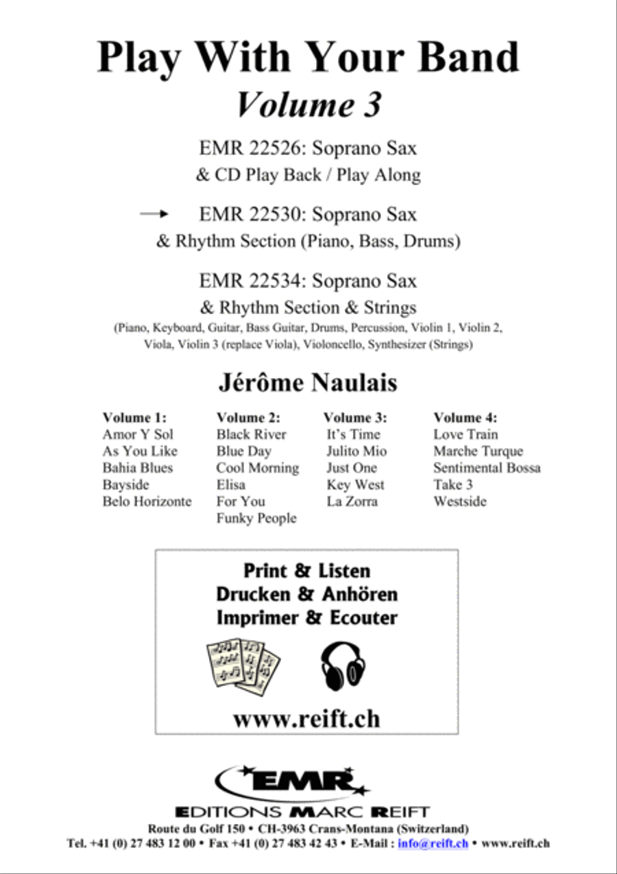 Play With Your Band Volume 3 Soprano Saxophone scores gallery preview page 2