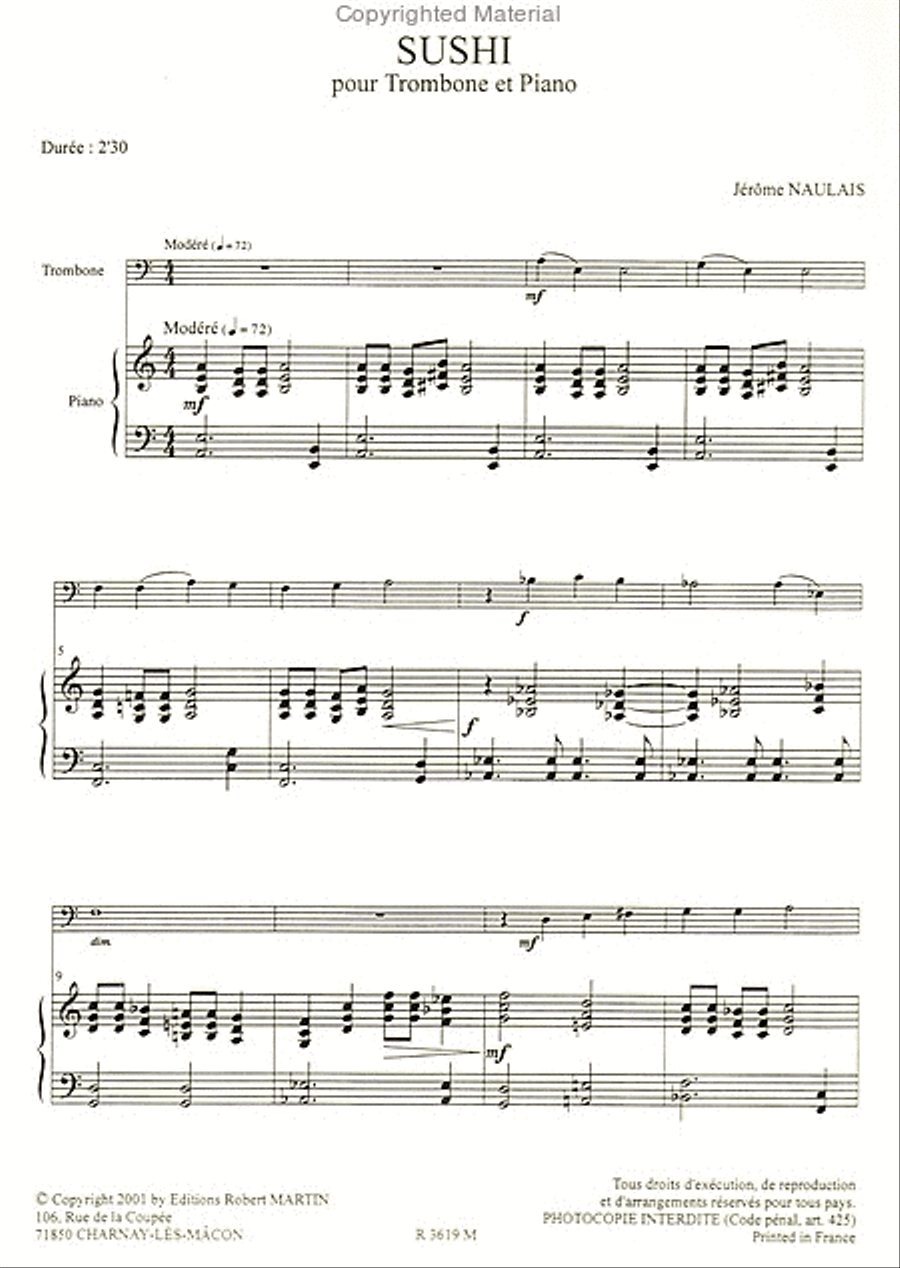 Sushi Piano Accompaniment scores gallery preview page 2