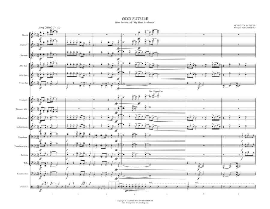 Odd Future Marching Band scores gallery preview page 1