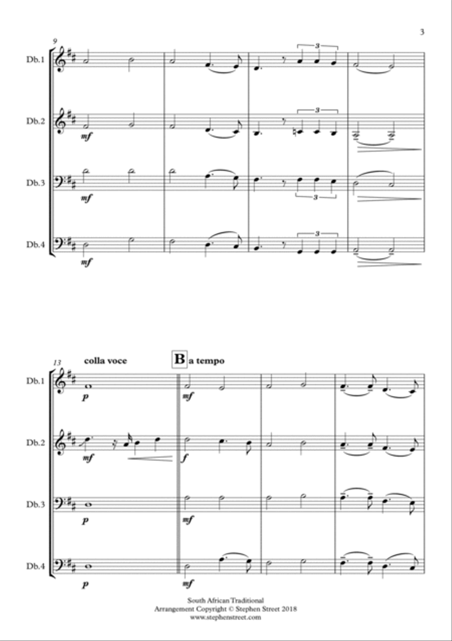 Wakrazulwa Double Bass Quartet image number null