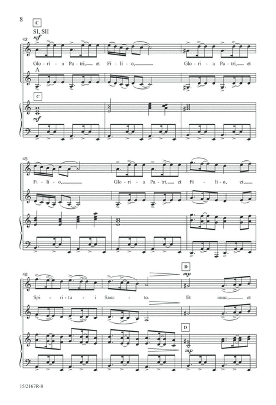 Gloria Patri SSA scores gallery preview page 8