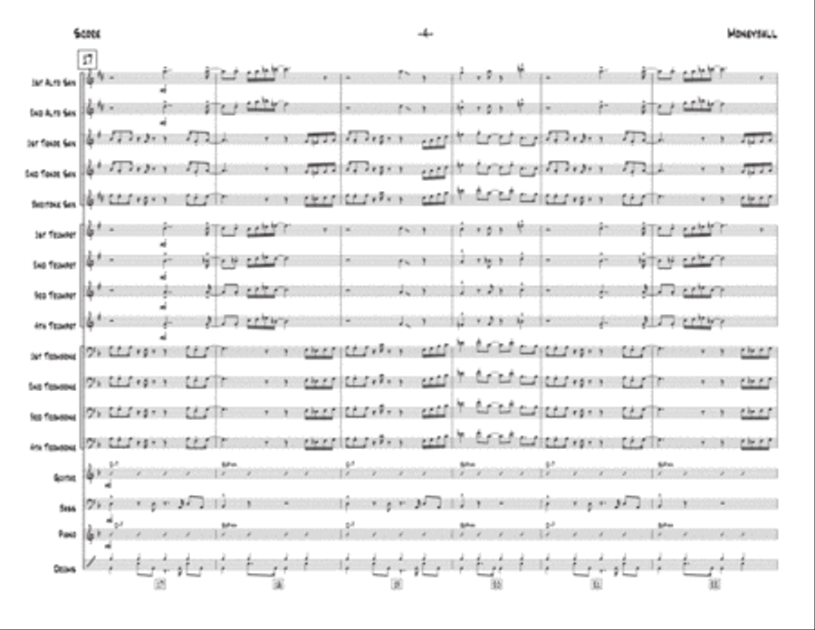 Moneyball Moneyball Jazz Ensemble scores gallery preview page 5