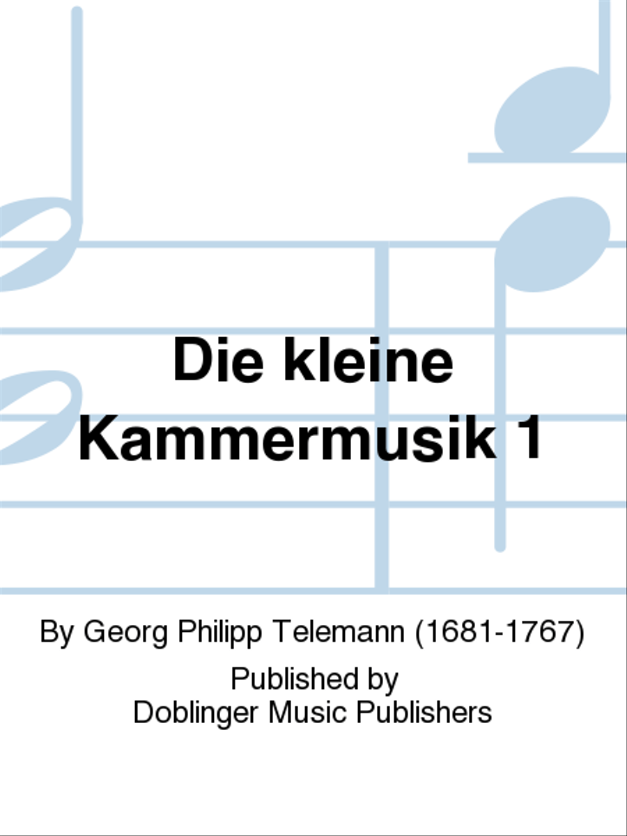 Die kleine Kammermusik 1 Recorder scores gallery preview page 1