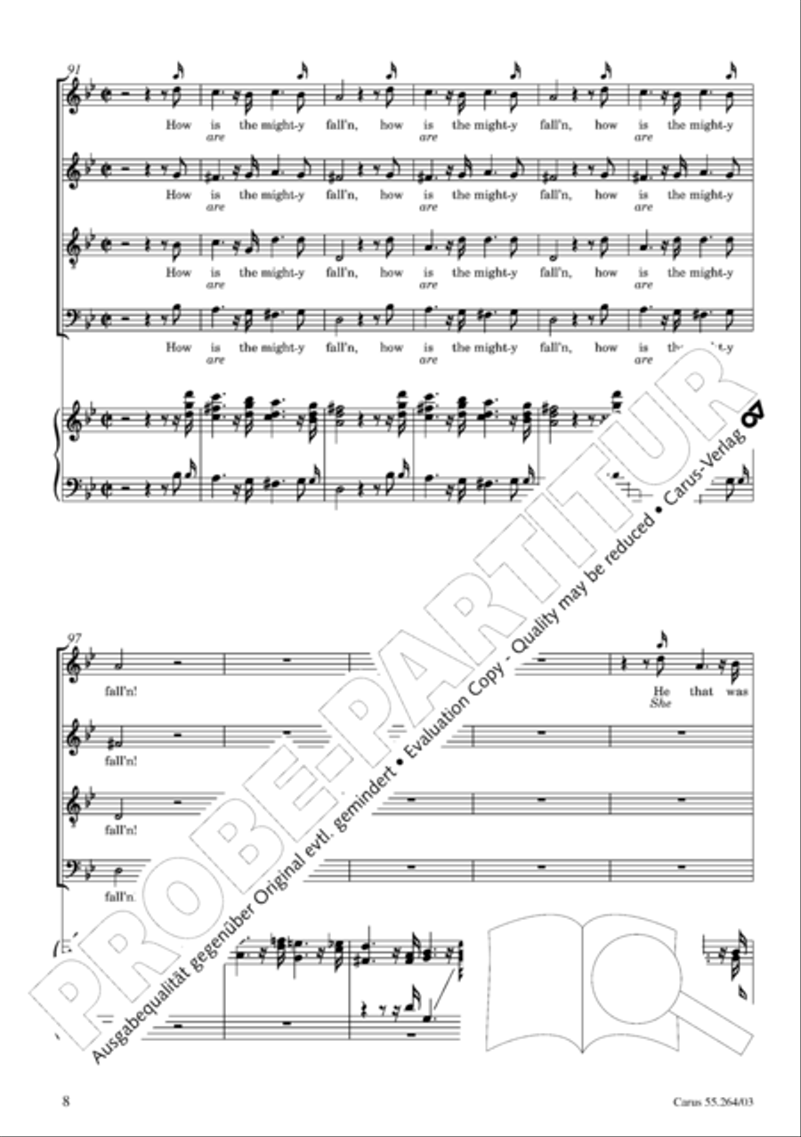 Israel in Egypt - Part I 4-Part scores gallery preview page 13
