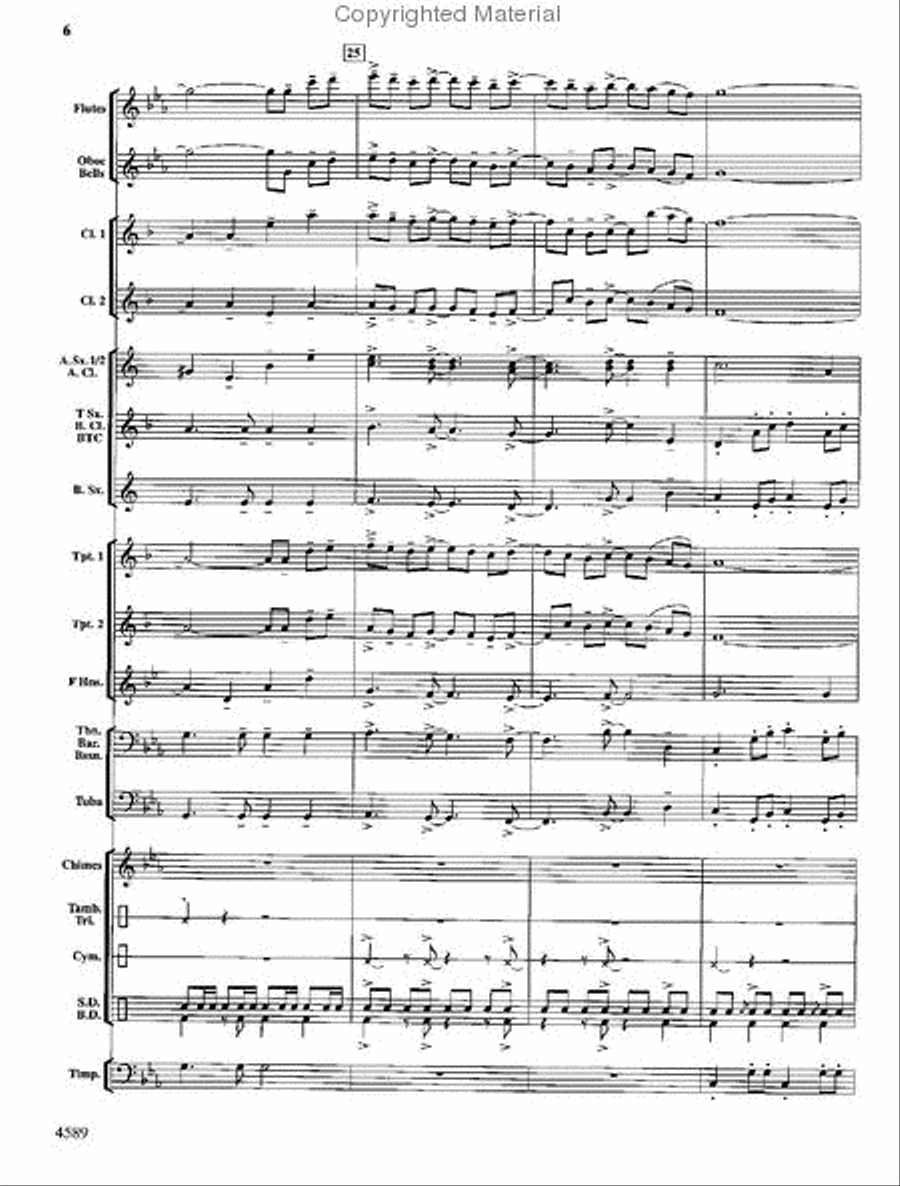 Copper Mountain Legend Concert Band scores gallery preview page 7