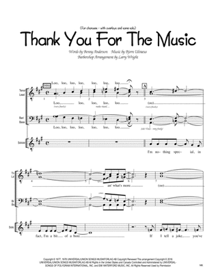 Thank You For The Music