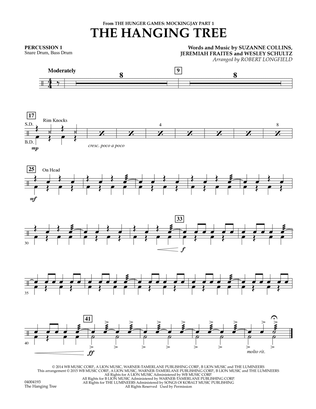 The Hanging Tree (from The Hunger Games: Mockingjay Part 1) - Percussion 1