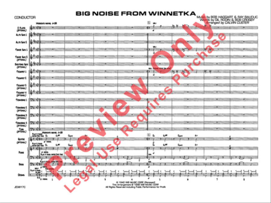 Big Noise from Winnetka Jazz Ensemble scores gallery preview page 4