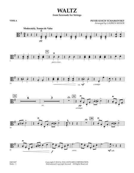 Waltz (from Serenade For Strings) - Viola
