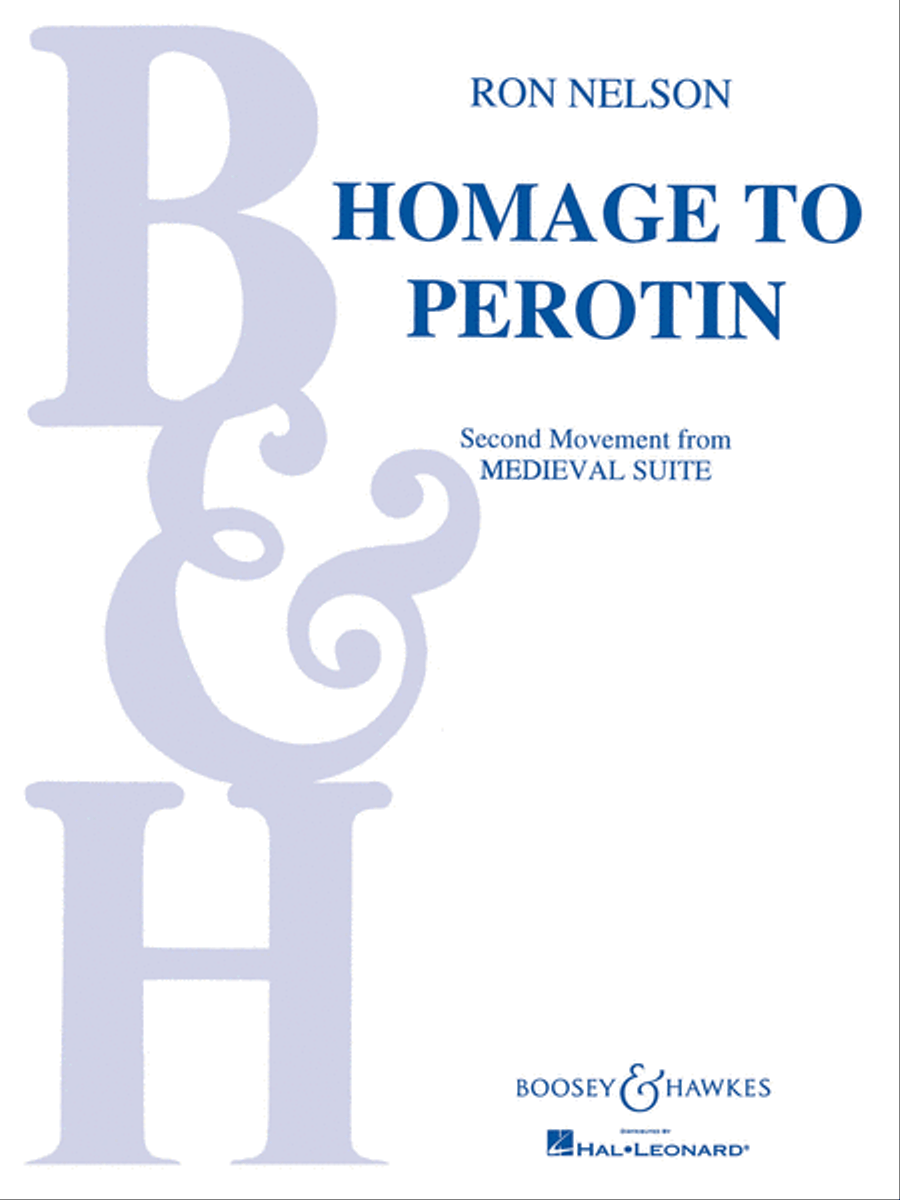 Homage to Perotin Concert Band scores gallery preview page 1