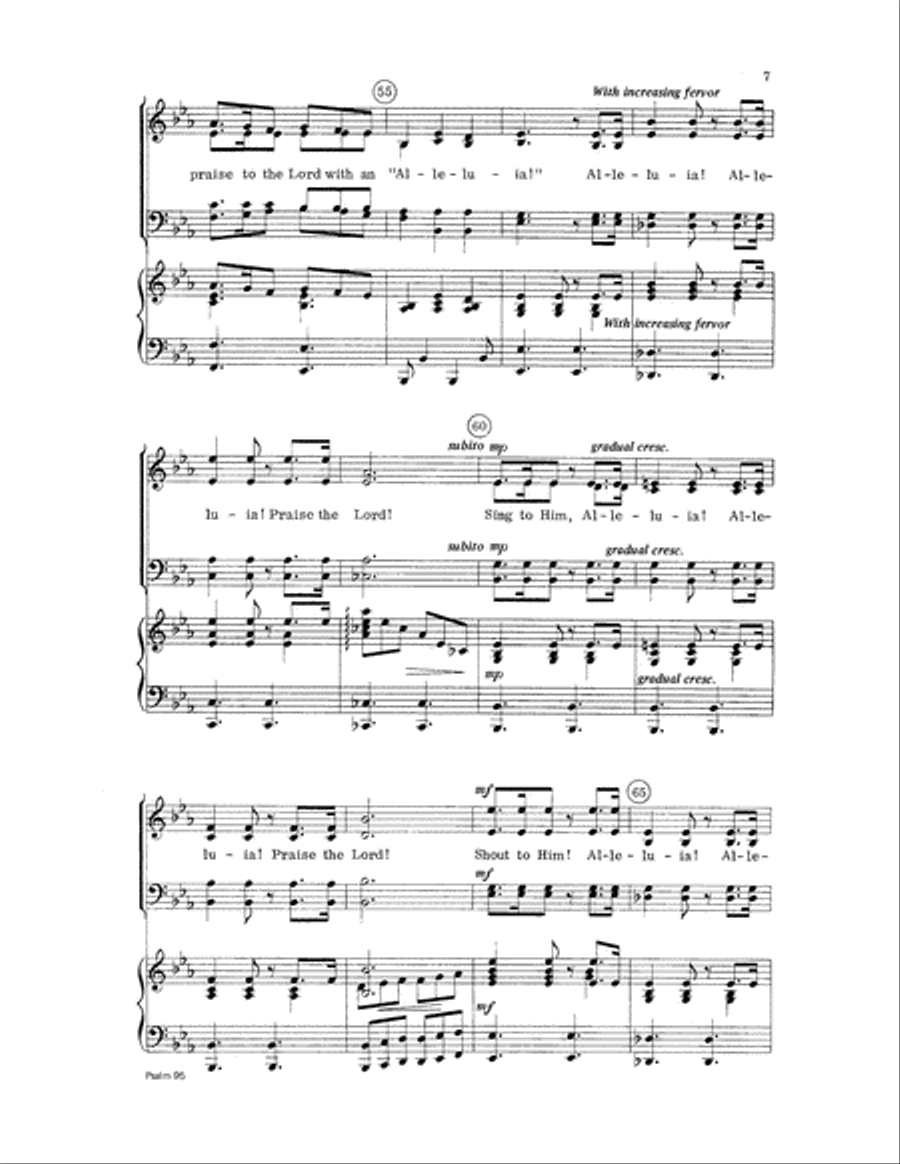 Psalm 95 Psalm 95 Choir scores gallery preview page 7