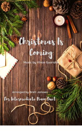 Book cover for Christmas Is Coming from A CHARLIE BROWN CHRISTMAS