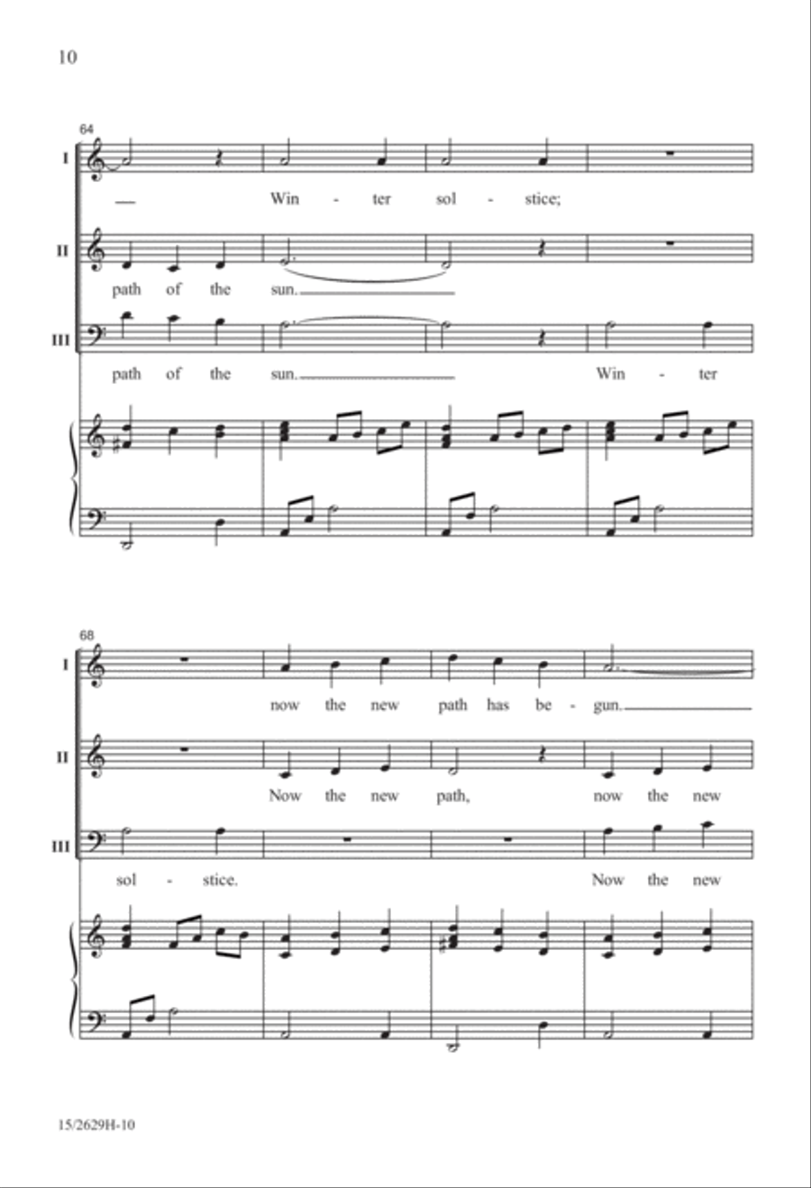 Winter Solstice 3-Part scores gallery preview page 10