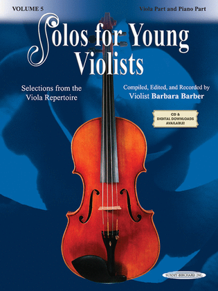 Book cover for Solos for Young Violists, Volume 5