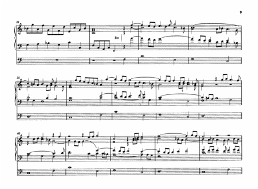 Passacaglia in d, BUX WV 161 Organ scores gallery preview page 3