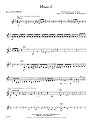 Mozart!: E-flat Alto Clarinet