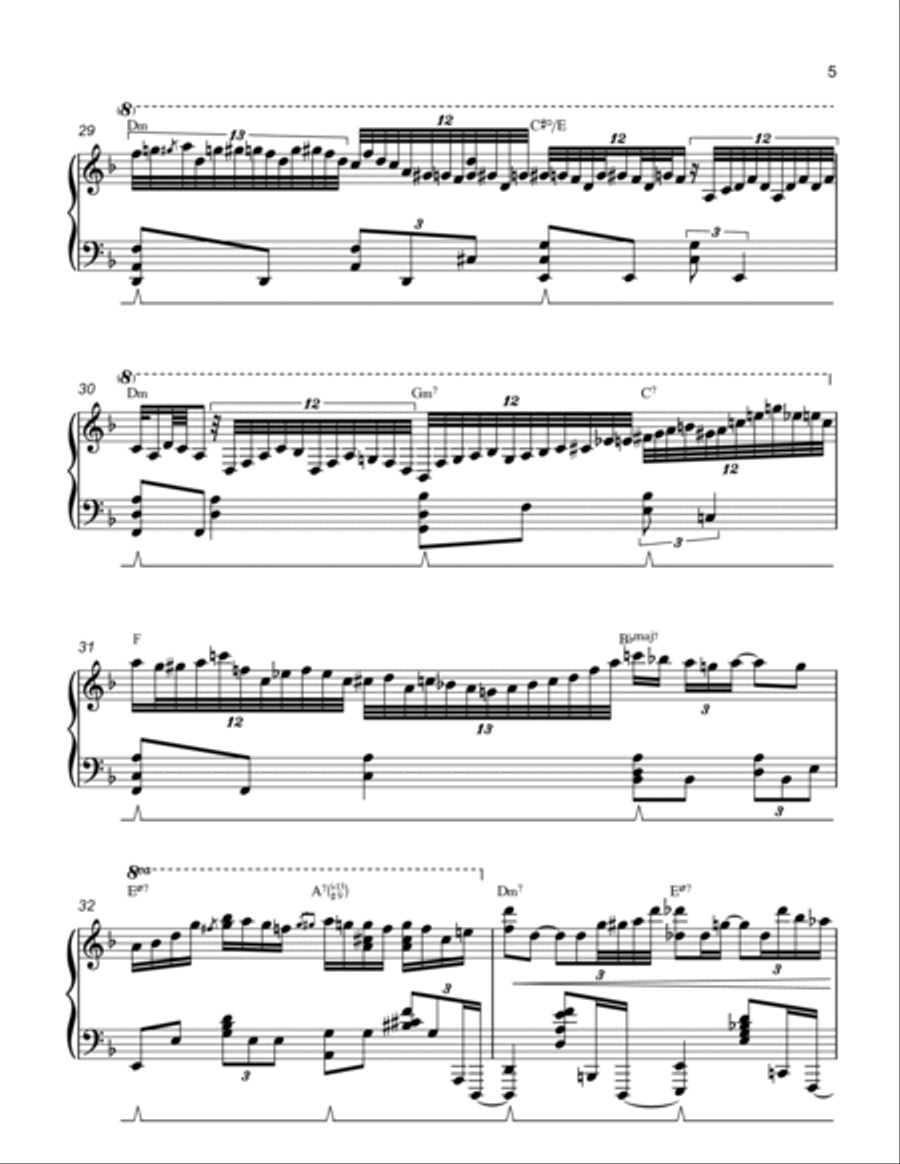 Summertime Piano Solo scores gallery preview page 5