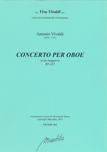 Oboe Concerto in C major RV 452