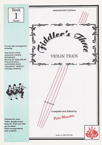 Fiddler's Three Violin - Book 1